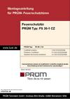 PRÜM - Montageanleitung Feuerschutz Tschechien